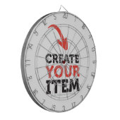 CREATE-YOUR-OWN DIY kundenspezifische Dartscheibe (Vorderseite Links)