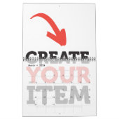 CREATE-YOUR-OWN DIY kundenspezifische Kalender (Mär 2026)