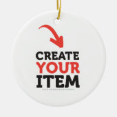 CREATE-YOUR-OWN DIY kundenspezifische Keramikornament (Vorne)