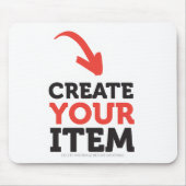 CREATE-YOUR-OWN DIY kundenspezifische Mousepad (Vorne)