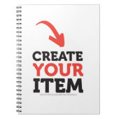 CREATE-YOUR-OWN DIY kundenspezifische Notizblock (Vorderseite)