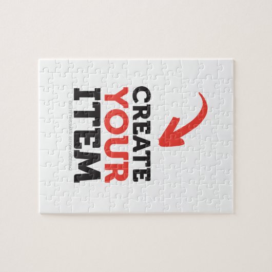 CREATE-YOUR-OWN DIY kundenspezifische Puzzle (Horizontal)