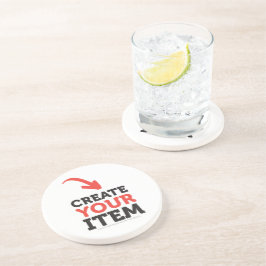 CREATE-YOUR-OWN DIY kundenspezifische Sandstein Untersetzer