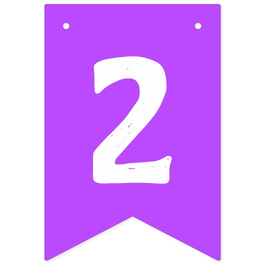 CREATE-YOUR-OWN DIY kundenspezifischer Wimpelkette (Zweite Fahne)