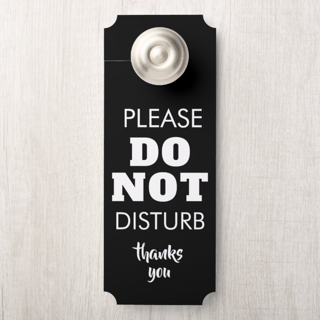 Create Your Own | Do Not Disturb & Wellcome Custom Türanhänger (Auf Knauf)
