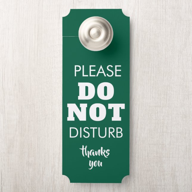 Create Your Own | Do Not Disturb & Wellcome Custom Türanhänger (Auf Knauf)