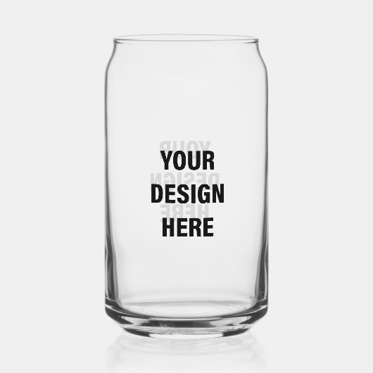 Create Your Own Double Side Print Dosenglas (Vorderseite)