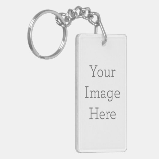Acryl-Schlüsselanhänger, Rechteckig (doppelseitig) (Vorderseite links)