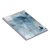 Create Your Own Dusky Golden Floral Minimalist Notizblock (Rechte Seite)