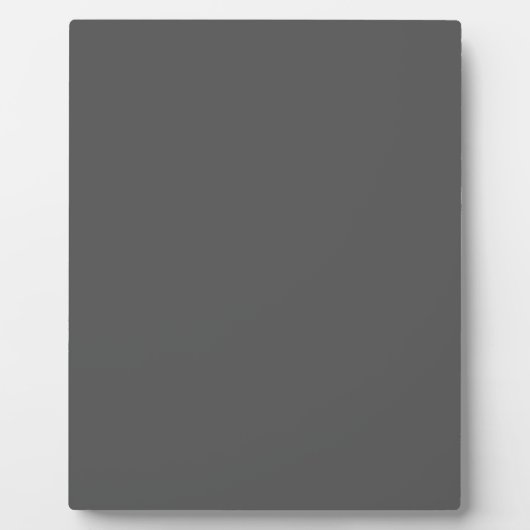 Create Your Own editable dark gray Fotoplatte (Vorderseite)