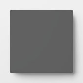 Create Your Own editable dark gray Fotoplatte (Vorderseite)