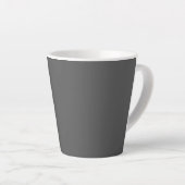Create Your Own editable Latte Mug Milchtasse (Rechte Ecke)