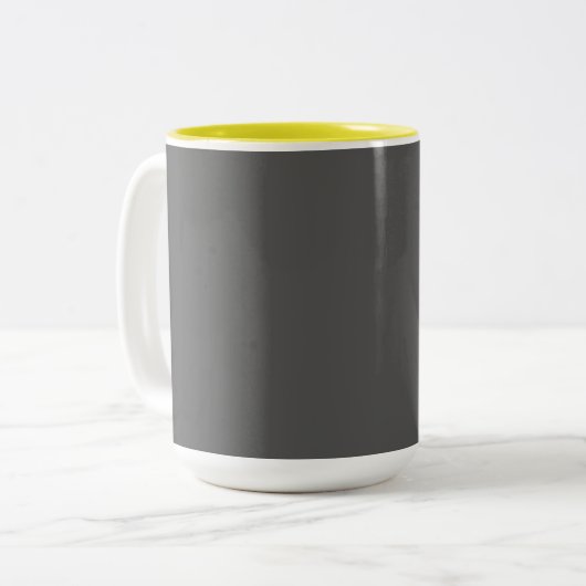 Create Your Own editable Mug Zweifarbige Tasse (Vorderseite Links)