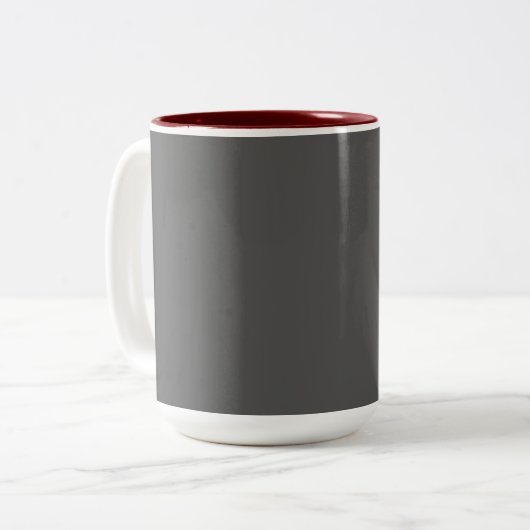 Create Your Own editable Mug Zweifarbige Tasse (Vorderseite Links)