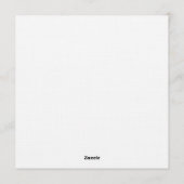 Create Your Own Einladung (Rückseite)