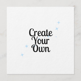 Create Your Own Einladung