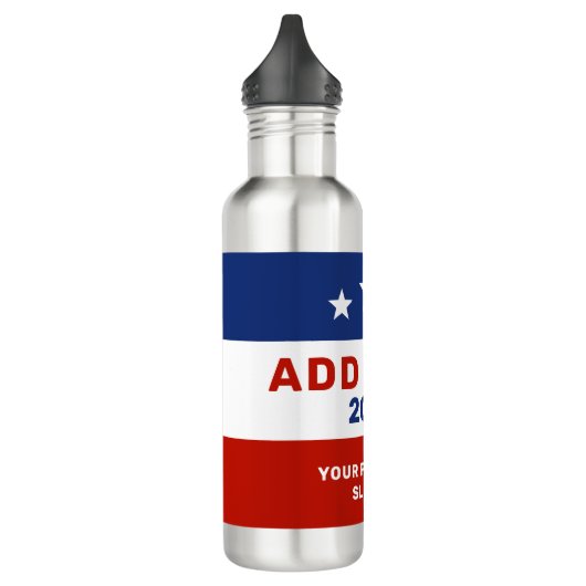 Create Your Own Election Campaign Water Bottle Edelstahlflasche (Links)