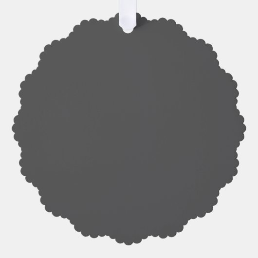 Create Your Own elegant dark gray Ornament Karte (Vorderseite)