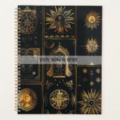 Create Your Own Elegant Gold Mystical Patchwork Planer (Vorderseite)