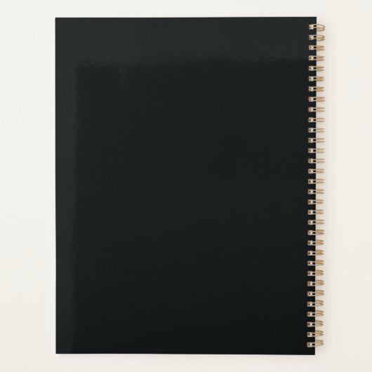 Create Your Own Elegant Gold Mystical Patchwork Planer (Rückseite)