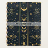 Create Your Own Elegant Gold Nature Magic Stripes Planer (Vorderseite)