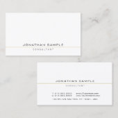 Create Your Own Elegant Modern Simple Template Visitenkarte (Vorne/Hinten)