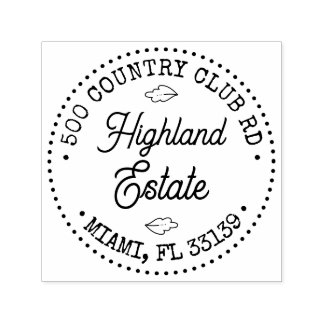 Create Your Own Elegant Script Address Permastempel