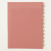 Create Your Own Elysian Floral Crescent Moon Planer (Rückseite)