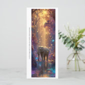 Create Your Own Enchanted Elephant Bookmark Card (Stehend Vorderseite)