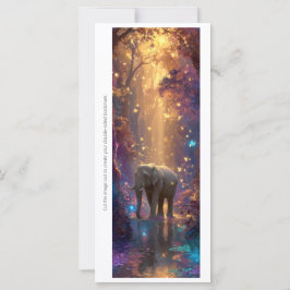 Create Your Own Enchanted Elephant Bookmark Card