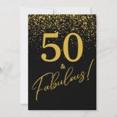 Create Your Own Fabulous Birthday Photo Invitation Karte (Vorderseite)