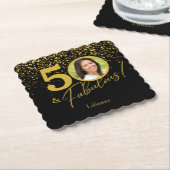 Create Your Own Fabulous Birthday Photo Untersetzer (angewinkelt)