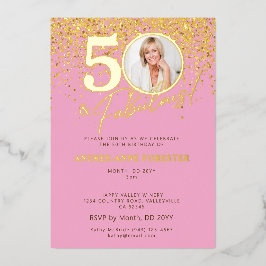 Create Your Own Fabulous Milestone Birthday Photo Folieneinladung