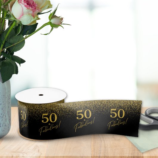 Create Your Own Fabulous Milestone Birthday Satinband