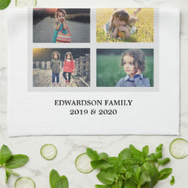 Create your own family photo collage geschirrtuch