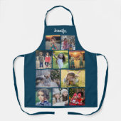 Create your own family photo collage name schürze (Vorderseite)