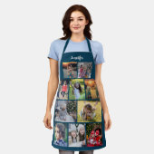 Create your own family photo collage name schürze (Getragen)