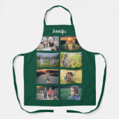 Create your own family photo collage name schürze (Vorderseite)