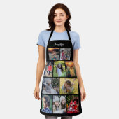 Create your own family photo collage name schürze (Getragen)