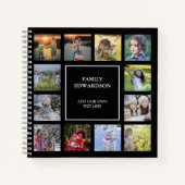 Create your own family photo collage notizblock (Vorderseite)