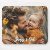 Create your own Father Son Photo Mousepad (Vorne)