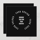 Create Your Own Feiertagskarte (Vorne/Hinten)