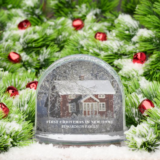 Create your own first christmas in our new home schneekugeln (Weihnachten)