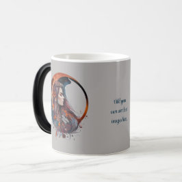 Create Your Own Floral Boho Autumn Moon Verwandlungstasse