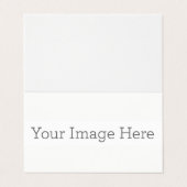 Gestaltbare Horizontal Zeltfaltung Gefaltete Visitenkarte (Außenseite Aufgefaltet)