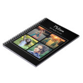 Create your own Foto Klebemasse monogrammed Notizblock (Linke Seite)