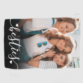 Create your Own Friend Photo Golfhandtuch (Horizontal)