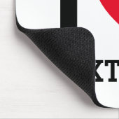 Create Your Own Funny I love Mousepad (Ecke)