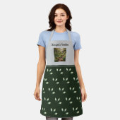 Create your own garden photo monogrammed schürze (Getragen)