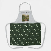 Create your own garden photo monogrammed schürze (Vorderseite)